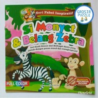 Image of si monyet dan belang zebra
