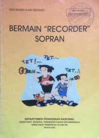 Image of seri bahan ajar kertakes bermain recorder