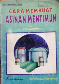 Image of seri keterampilan dasar cara membuat asinan mentimun