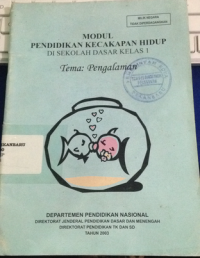 Image of modul pendidikan kecakapan hidup di sekolah dasar kelas 1 : tema: pengalaman