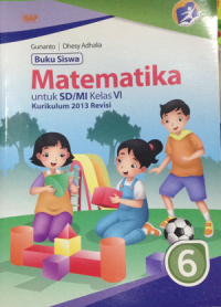 Image of Matematika untuk SD/MI kelas VI Kurikulum 2013 Revisi 6
