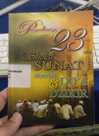 Image of panduan 23 sholat sunat disertai doa dan zikir