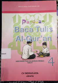 Image of panduan baca tulis al-qur'an 4 untuk sekolah dasar dan madrasah abtidaiyah kelas 4