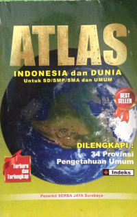 Image of atlas indonesia dan dunia untuk sd/smp/sma dan umum