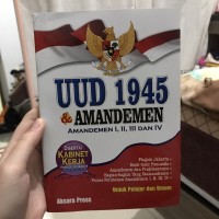 Image of UUD 1945 dan Amandemen : amandemen I, II, III, dan IV