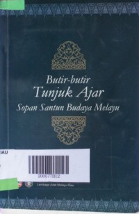 Image of butir butir tunjuk ajar sopan santun budaya melayu