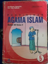 Image of Pendidikan Agama Islam Untuk SD Kelas v