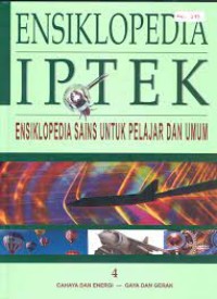 Image of ensiklopedia iptek : ensiklopedia sains untuk pelajar umum jilid 4