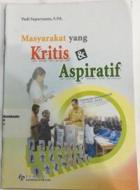 Image of masyarakat yang kritis dan aspiratif
